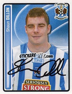 Sticker Shaun Dillon - Scottish Premier League 2004-2005 n. 306 - Panini