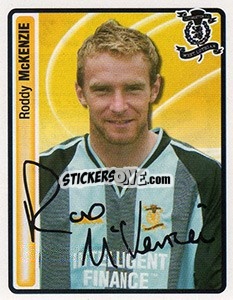 Sticker Roddy McKenzie - Scottish Premier League 2004-2005 - Panini