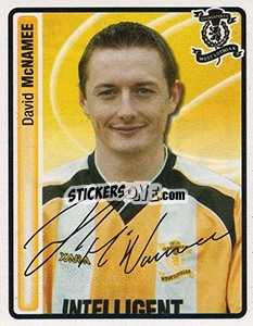 Sticker David McNamee - Scottish Premier League 2004-2005 n. 333 - Panini