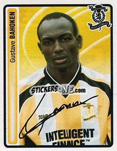 Sticker Gustave Bahoken - Scottish Premier League 2004-2005 n. 337 - Panini