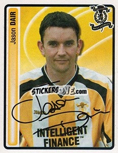 Sticker Jason Dair - Scottish Premier League 2004-2005 - Panini