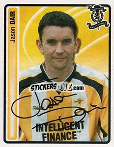 Sticker Jason Dair - Scottish Premier League 2004-2005 n. 338 - Panini
