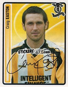 Sticker Craig Easton - Scottish Premier League 2004-2005 - Panini