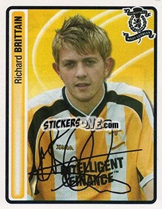 Sticker Richard Brittain - Scottish Premier League 2004-2005 n. 341 - Panini