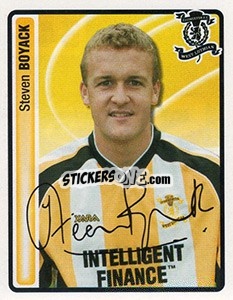 Sticker Steven Boyack - Scottish Premier League 2004-2005 - Panini