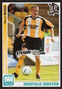 Sticker Steven Boyack - Scottish Premier League 2004-2005 n. 352 - Panini