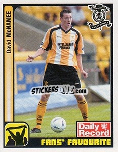 Sticker David McNamee - Scottish Premier League 2004-2005 n. 353 - Panini
