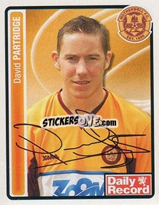 Cromo David Partridge - Scottish Premier League 2004-2005 - Panini