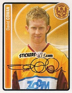 Sticker David Cowan - Scottish Premier League 2004-2005 n. 368 - Panini