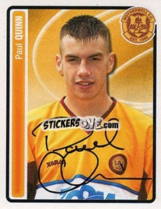 Sticker Paul Quinn - Scottish Premier League 2004-2005 - Panini