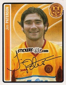 Sticker Jim Paterson - Scottish Premier League 2004-2005 - Panini