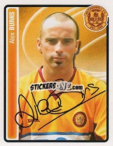 Figurina Alex Burns - Scottish Premier League 2004-2005 - Panini