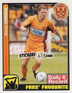 Sticker martyn Corrigan - Scottish Premier League 2004-2005 n. 384 - Panini