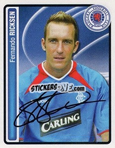 Sticker Fernando Ricksen - Scottish Premier League 2004-2005 n. 394 - Panini