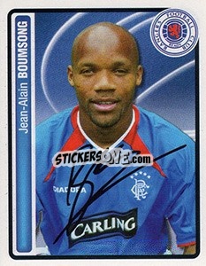 Sticker Jean-Alain Boumsong - Scottish Premier League 2004-2005 n. 396 - Panini