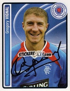 Cromo Gregory Vignal - Scottish Premier League 2004-2005 - Panini