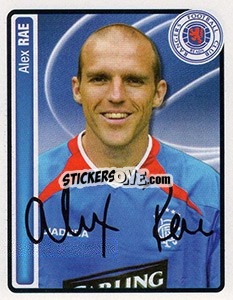 Cromo Alex Rae - Scottish Premier League 2004-2005 - Panini