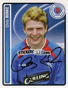 Sticker Chris Burke - Scottish Premier League 2004-2005 n. 405 - Panini