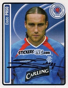 Figurina Dado Prso - Scottish Premier League 2004-2005 - Panini