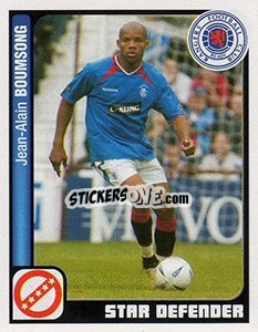 Sticker Jean-Alain Boumsong - Scottish Premier League 2004-2005 n. 412 - Panini