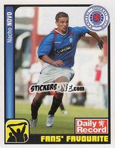 Sticker Nacho Novo - Scottish Premier League 2004-2005 - Panini
