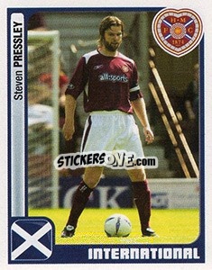 Sticker Steven Pressley - Scottish Premier League 2004-2005 - Panini