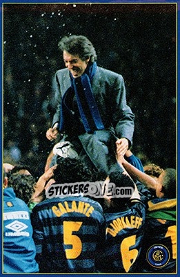 Sticker Massimo Moratti - Inter 2000 n. 6 - Ds