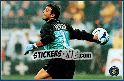 Sticker Angelo Peruzzi - Inter 2000 n. 9 - Ds