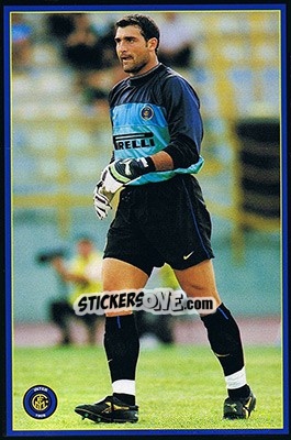 Cromo Angelo Peruzzi - Inter 2000 - Ds