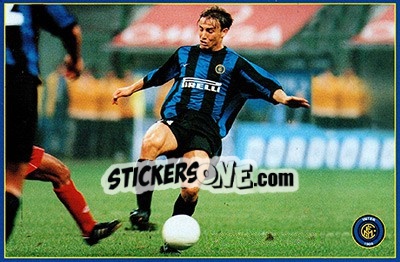 Sticker Dario Simic - Inter 2000 n. 15 - Ds
