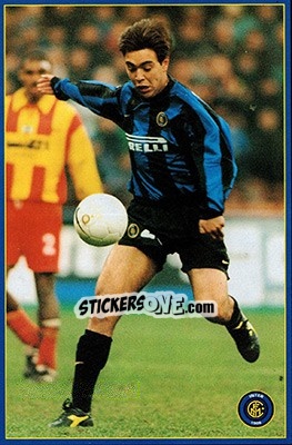 Cromo Alvaro Recoba - Inter 2000 - Ds