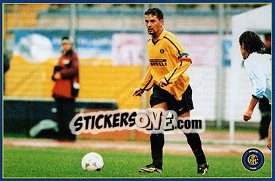 Sticker Roberto Baggio - Inter 2000 n. 45 - Ds