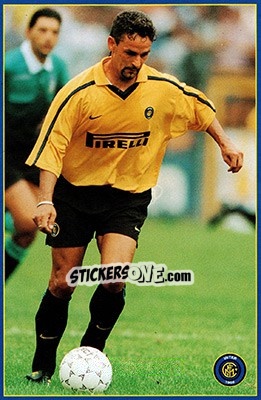 Sticker Roberto Baggio - Inter 2000 - Ds