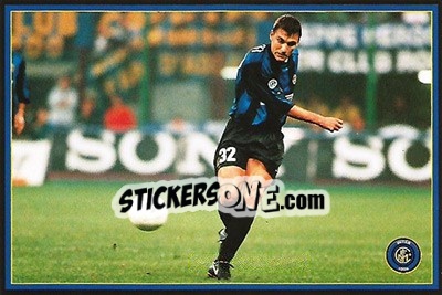 Sticker Christian Vieri - Inter 2000 - Ds