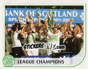 Figurina Celtic - Scottish Premier League 2002-2003 - Panini