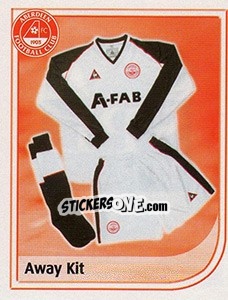 Figurina Away Kit - Scottish Premier League 2002-2003 - Panini