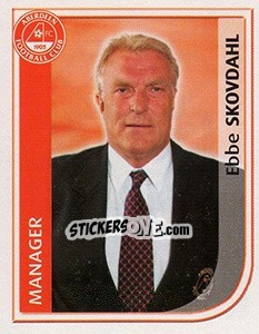 Sticker Ebbe Skovdahl - Scottish Premier League 2002-2003 - Panini