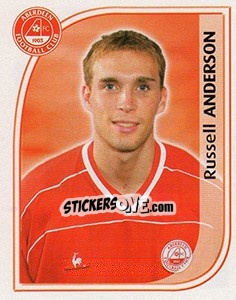 Cromo Russell Anderson - Scottish Premier League 2002-2003 - Panini