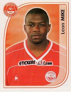 Sticker Leon Mike - Scottish Premier League 2002-2003 - Panini