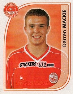 Sticker Darren Mackie - Scottish Premier League 2002-2003 - Panini