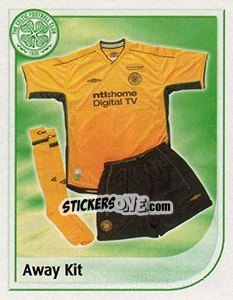 Cromo Away Kit - Scottish Premier League 2002-2003 - Panini