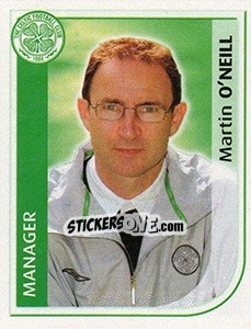Cromo Martin O'Neill - Scottish Premier League 2002-2003 - Panini