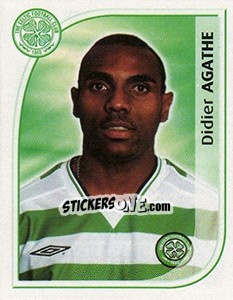 Sticker Didier Agathe - Scottish Premier League 2002-2003 - Panini