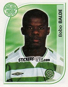 Figurina Bobo Balde - Scottish Premier League 2002-2003 - Panini