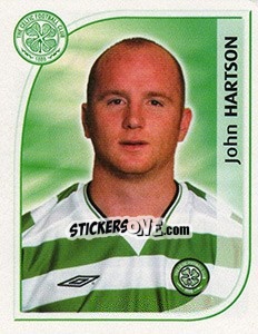 Sticker John Hartson - Scottish Premier League 2002-2003 - Panini