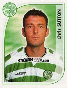 Sticker Chris Sutton - Scottish Premier League 2002-2003 - Panini