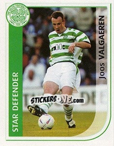 Sticker Joos Valgaren - Scottish Premier League 2002-2003 - Panini