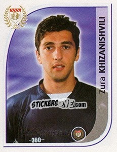 Sticker Zura Khizanishvili - Scottish Premier League 2002-2003 - Panini