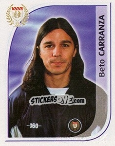 Cromo Beto Carranza - Scottish Premier League 2002-2003 - Panini