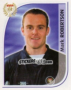 Figurina Mark Robertson - Scottish Premier League 2002-2003 - Panini